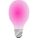 download Lightbulb On clipart image with 270 hue color