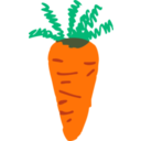 download Carrot clipart image with 0 hue color