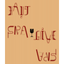 download Ambigramme Haut Bas Fragile clipart image with 0 hue color