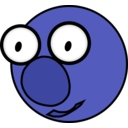 download Cartoon Blueberry clipart image with 0 hue color