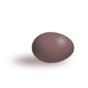 download Brown Egg clipart image with 0 hue color