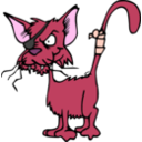 download Fighting Cat clipart image with 315 hue color