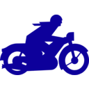 download Green Motorbiker clipart image with 135 hue color