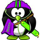 download Life Saver Penguin clipart image with 45 hue color