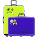 download Suitcases clipart image with 45 hue color