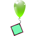 download Ballon Danniversaire clipart image with 90 hue color