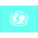 download Flag Of The Unicef clipart image with 315 hue color