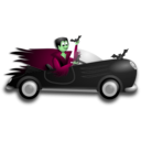 download Little Dracula Driver clipart image with 90 hue color