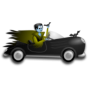 download Little Dracula Driver clipart image with 180 hue color
