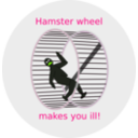 download Hamster Wheel clipart image with 90 hue color