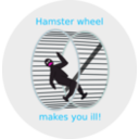 download Hamster Wheel clipart image with 315 hue color