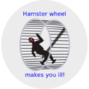 download Hamster Wheel clipart image with 0 hue color