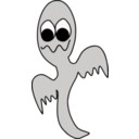 download Gray Ghost clipart image with 0 hue color