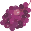 download Grape Red clipart image with 315 hue color