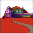 download Architetto Casa In Campagna clipart image with 270 hue color