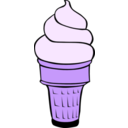 download Fast Food Desserts Ice Cream Cones Soft Serve clipart image with 225 hue color