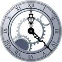 download Roman Clock clipart image with 0 hue color