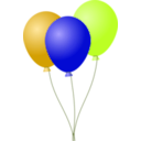download Balloons clipart image with 45 hue color