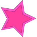 download Double Star clipart image with 270 hue color
