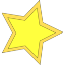 download Double Star clipart image with 0 hue color
