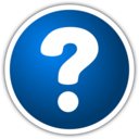 download Icon With Question Mark clipart image with 0 hue color