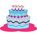 download Cake clipart image with 315 hue color