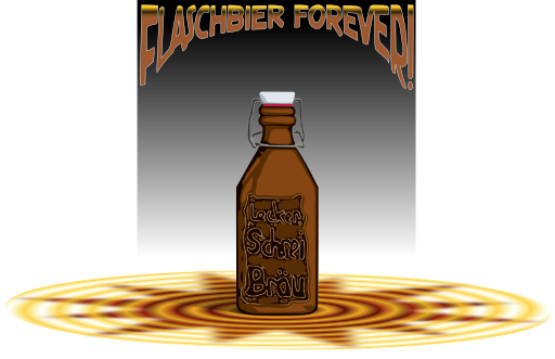 Poster Flaschbier Forever