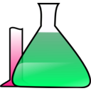 download Chemical Science Experiment clipart image with 270 hue color