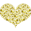 download Heart Of Hearts clipart image with 90 hue color