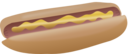 Hot Dog With Mustard