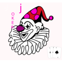 download Joker clipart image with 315 hue color