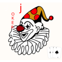 download Joker clipart image with 0 hue color