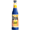 download Beer Bottle clipart image with 180 hue color