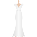 download Wedding Dress clipart image with 0 hue color