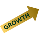 download Growth Chart clipart image with 270 hue color