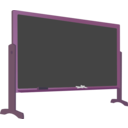 download Blackboard With Stand clipart image with 270 hue color