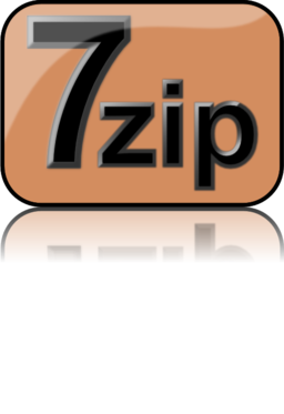 7zip Glossy Extrude Brown