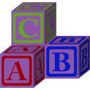 download Abc Blocks Petri Lummema 01 clipart image with 225 hue color