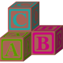 download Abc Blocks Petri Lummema 01 clipart image with 315 hue color