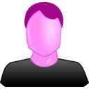 download Male User Icon clipart image with 270 hue color