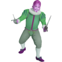 download Fencer clipart image with 270 hue color
