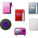 download Icons clipart image with 270 hue color