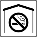 download Hotel Icon No Smoking In Room clipart image with 180 hue color