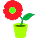 download Flowerandpot Daniel Ste R clipart image with 45 hue color