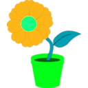 download Flowerandpot Daniel Ste R clipart image with 90 hue color