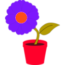 download Flowerandpot Daniel Ste R clipart image with 315 hue color