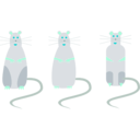 download Rat clipart image with 180 hue color