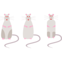 download Rat clipart image with 0 hue color