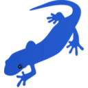 download Salamander clipart image with 225 hue color