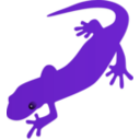 download Salamander clipart image with 270 hue color